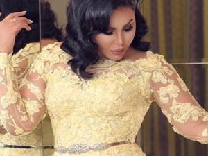 موديلات فساتين خطوبة من الفنانة الامارتية أحلام بمناسبة عيد ميلادها 