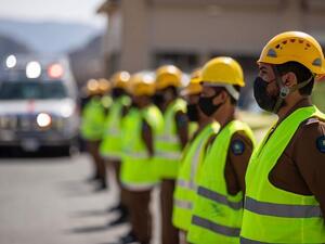  الحريق الذي نتج عنه إصابة امرأة ووفاة (7) أشخاص بينهم (3) أطفال