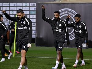 الشباب يستعد لمواجهة أبها اليوم (المصدر: AlShababSaudiFC@)
