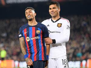 برشلونة يتعادل مع مانشستر يونايتد (المصدر: أ ف ب)