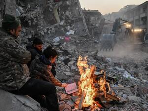 Book burning to stay warm