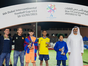 Barcelona wins Title of Dubai Intercontinental Football Cup – U 13        