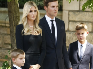 Ivanka Trump, her husband and two children.