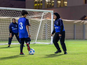 مؤسسة قطر تدعم تعليم فريق الفتيات الفلسطيني المشارك في بطولة كأس العالم للأطفال الدوحة 2022