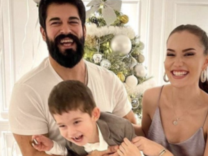 Evcen talked about raising her newborn