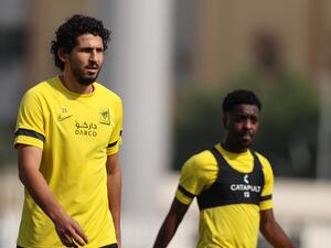 من تدريبات الاتحاد (المصدر: ittihad@)