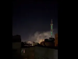اثار العدوان الإسرائيلي على الجمهورية السورية (لقطة شاشه)