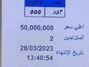 شخصان فقط قاما بالمزايدة على اللوحة الأغلى في مصر