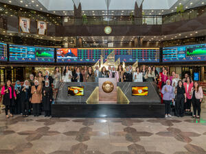 Boursa Kuwait Rings the Bell for Gender Equality for the 6th consecutive year with the Kuwait Clearing Company
