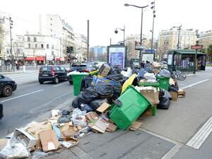 Paris strikes cause spread of garbage, rats