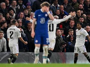 ريال مدريد إلى نصف نهائي دوري أبطال أوروبا (المصدر: أ ف ب)