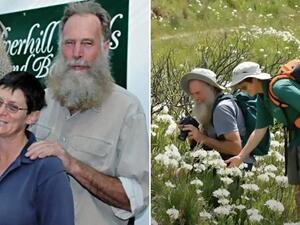 رود سوندرز البالغ من العمر 74 عاما وزوجته راشيل البالغة من العمر 63 عاما