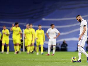 ريال مدريد يسقط أمام فياريال (المصدر: أ ف ب)