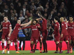 ليفربول يسحق ليدز يونايتد (المصدر: أ ف ب)