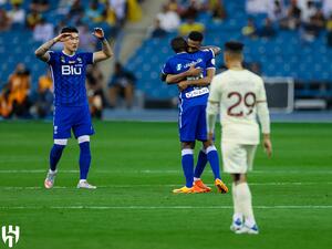 الهلال يهزم النصر (المصدر: Alhilal_FC@)