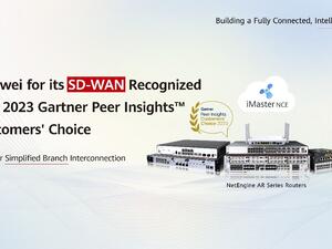 Huawei Recognized as a Gartner Peer Insights Customers' Choice for SD-WAN for the Fourth Time