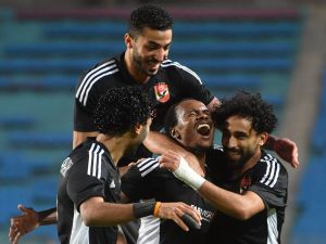الأهلي يدخل مواجهة الإياب مرشحاً لبلوغ النهائي بعد فوزه الكبير ذهاباً خارج أرضه (المصدر: أ ف ب)