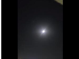 وامكن تصوير الغارة من مدينة الرمثا الاردنية المحاذية للحدود السورية 