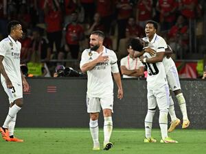 ريال مدريد يقتنص اللقب (المصدر: أ ف ب)