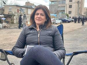 الصحفية الفلسطينية الاميركية شيرين أبو عاقلة 