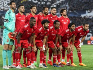 فريق الأهلي (المصدر: أ ف ب)