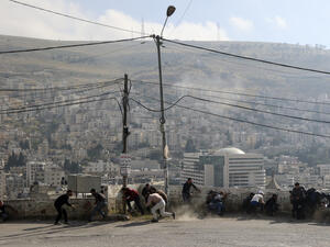 Israeli forces, Palestinian men