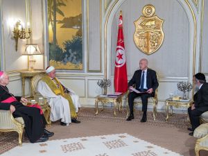 Tunisian president Ghriba Synagogue