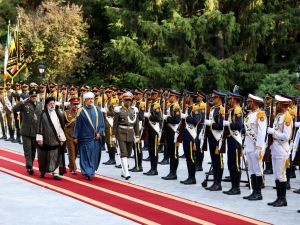Sultan Haitham bin Tarek and President Ebrahim Raisi