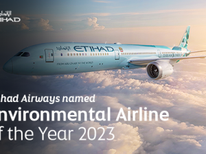 الاتحاد للطيران تفوز بجائزة "شركة الطيران الصديقة للبيئة لعام 2023" من إيرلاين ريتنجز