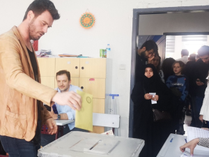 Turkish stars vote in Turkish elections