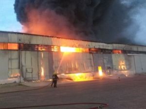 حريق ضخم في العقبة