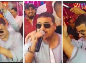 مقرىء مشهور يرقص ويتمايل ويغني على غرار مطربي المهرجانات