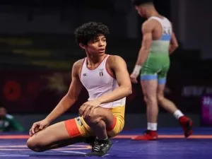 لاعب المصارعة المصري الهارب أحمد فؤاد