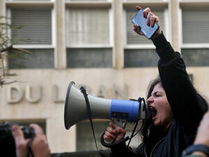 مظاهرات امام البرلمان ومنزل ميقاتي