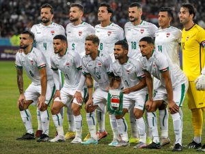 منتخب العراق (Photo by AHMAD AL-RUBAYE / AFP)