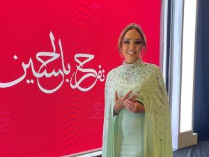 رهف صوالحة بفستان من توقيع  زينب الكسواني في زفاف الأمير الحسين