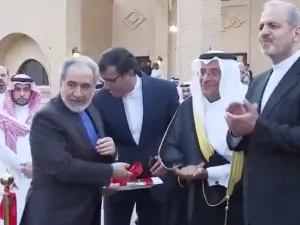 من حفل افتتاح السفارة الايرانية في الرياض يوم الثلاثاء
