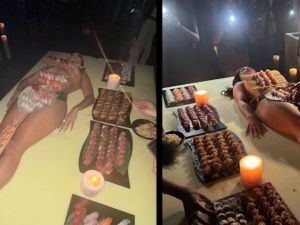 Kanye west's birthday party