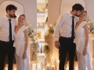 1st look at Eda and Buğrahan's wedding invitations