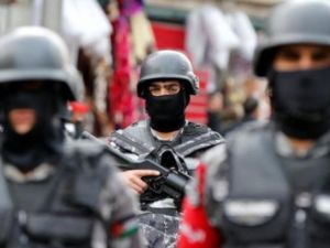 عناصر من قوات الدرك الأردنية