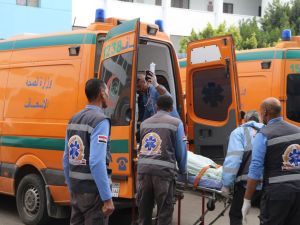 سيارة اسعاف في مصر / أرشيفية (أ ف ب)