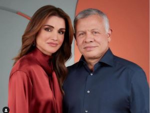 الملك عبد الله الثاني والملكة رانيا العبد الله