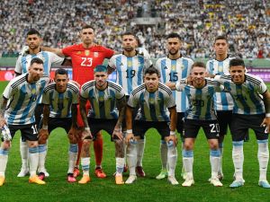 منتخب الأرجنتين (Photo by Pedro Pardo / AFP)