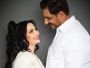ديانا كرزون و زوجها الإعلامي الأردني معاذ العمري