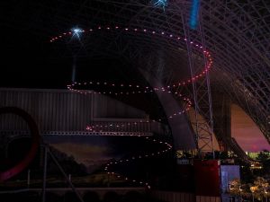 Ferrari World Abu Dhabi displays a spectacular drone show this summer season