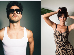 The pair appeared to sing Fikrimin İnce Gülü