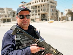 ضابط عراقي في الموصل- ارشيف