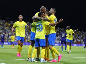 النصر يحقق فوزاً كبيراً على الاتحاد المنستيري (المصدر: AlNassrFC@)