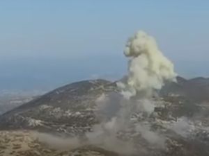 قصف بقذائف صاروخية على مسقط رأس عائلة الاسد في القرداحة 