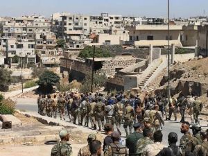 عناصر من الجيش السوري في درعا